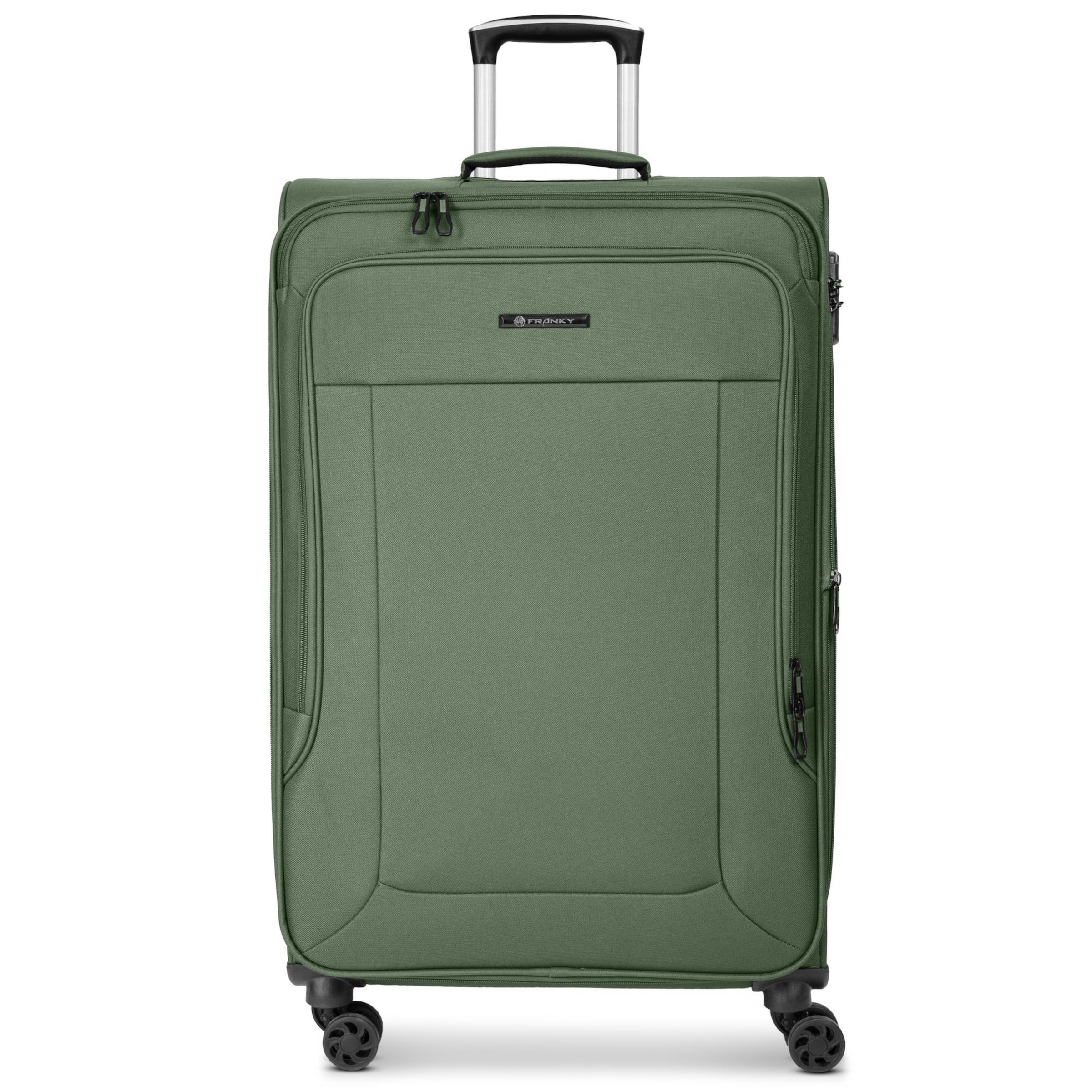 Trolley 'Melbourne 3.0' di Franky in verde: frontale