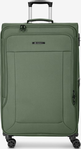 Trolley 'Melbourne 3.0' di Franky in verde: frontale