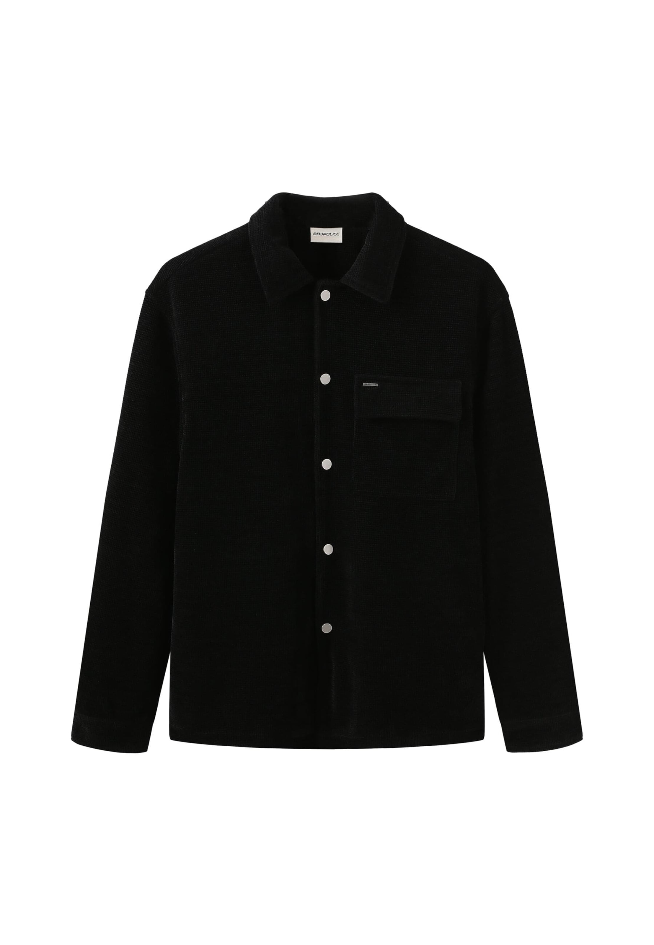 883Police Übergangsjacke 'Hilltop' in Schwarz: Vorderseite