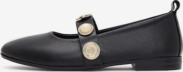 Ballerina con cinturino di Derimod in nero: frontale