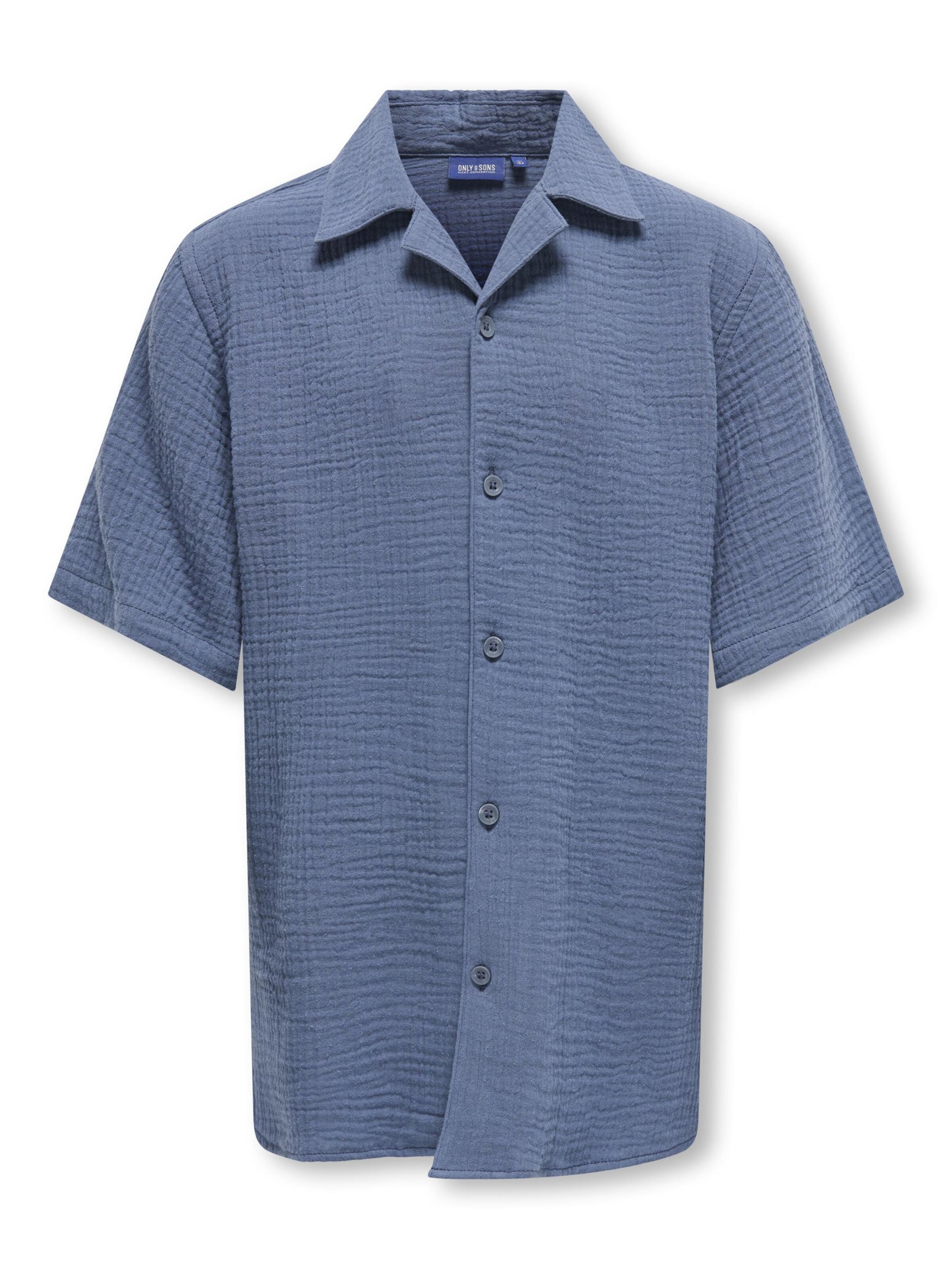Regular fit Camicia 'OSJKyle' di Only & Sons in blu: frontale