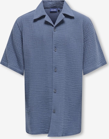 Only & Sons Regular fit Overhemd 'OSJKyle' in Blauw: voorkant