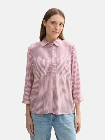 TOM TAILOR Blouse in Roze: voorkant