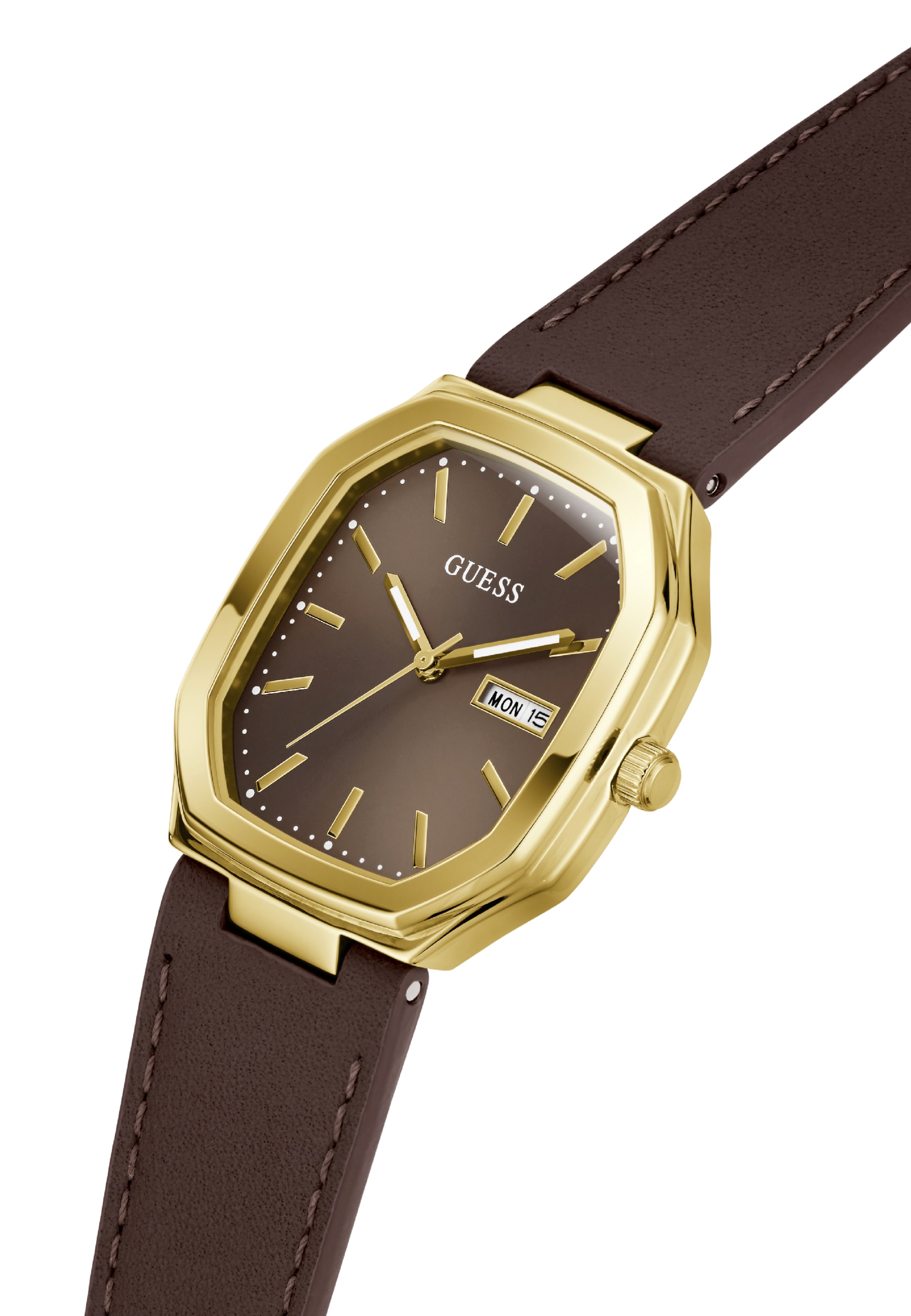GUESS Uhr  ' OLIVER ' in Braun