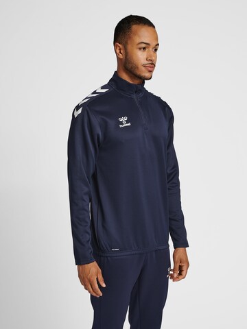 Hummel Athletic Sweatshirt in Blue: front