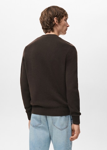 MANGO MAN Sweater 'lory' in Brown