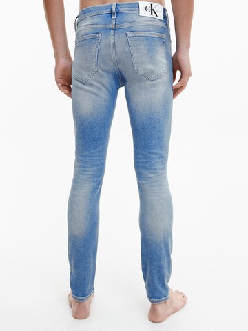 Calvin Klein Jeans Skinny Farkut 'SUPER SKINNY' värissä sininen