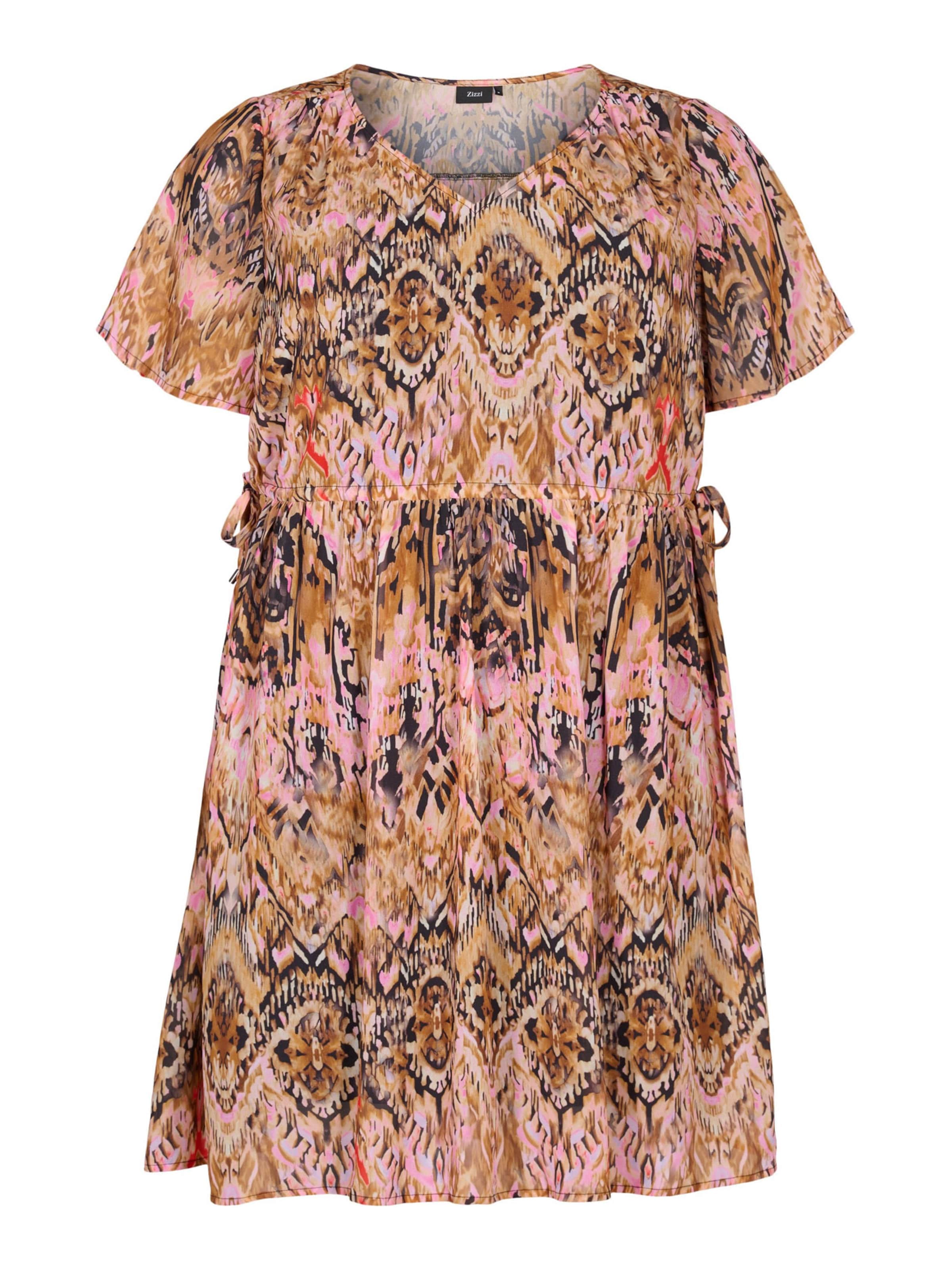 Zizzi Φόρεμα σε ροζ: μπροστά