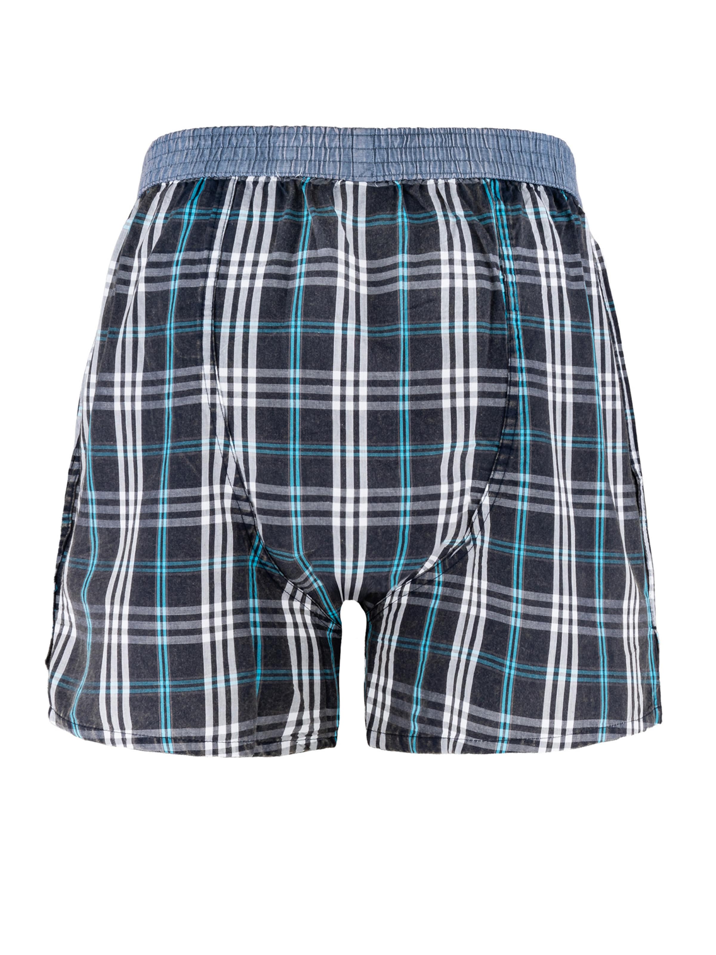 Luca David Boxershorts ' Olden Glory ' in Blauw