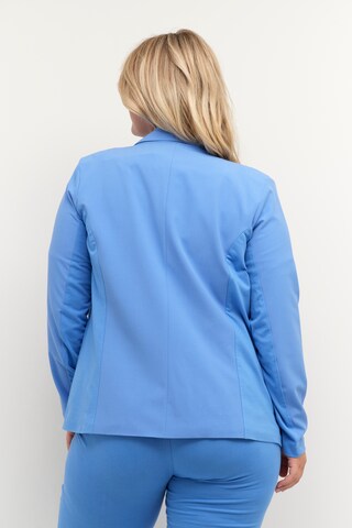 KAFFE CURVE Blazer 'Jia' in Blue