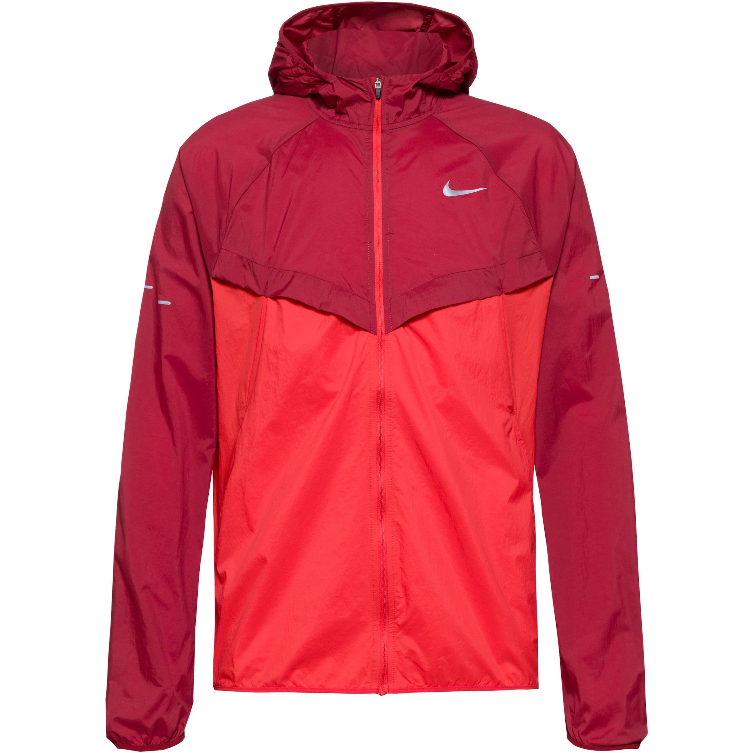 NIKE Athletic Jacket 'STRIDE' in Red / Dark red / Silver, Item view