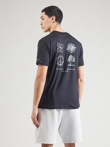 QUIKSILVER Функциональная футболка 'LAP TIME' в Черный