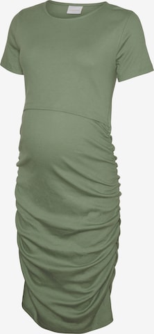 MAMALICIOUS Dress in Green: front