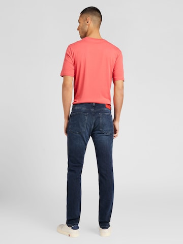 Coupe slim Jean '734' HUGO Red en bleu