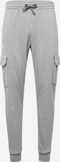 UNDER ARMOUR Pantalon de sport 'Rival' en gris chiné / blanc, Vue avec produit
