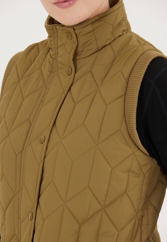 Weather Report Sports Vest 'Beah' in Beige