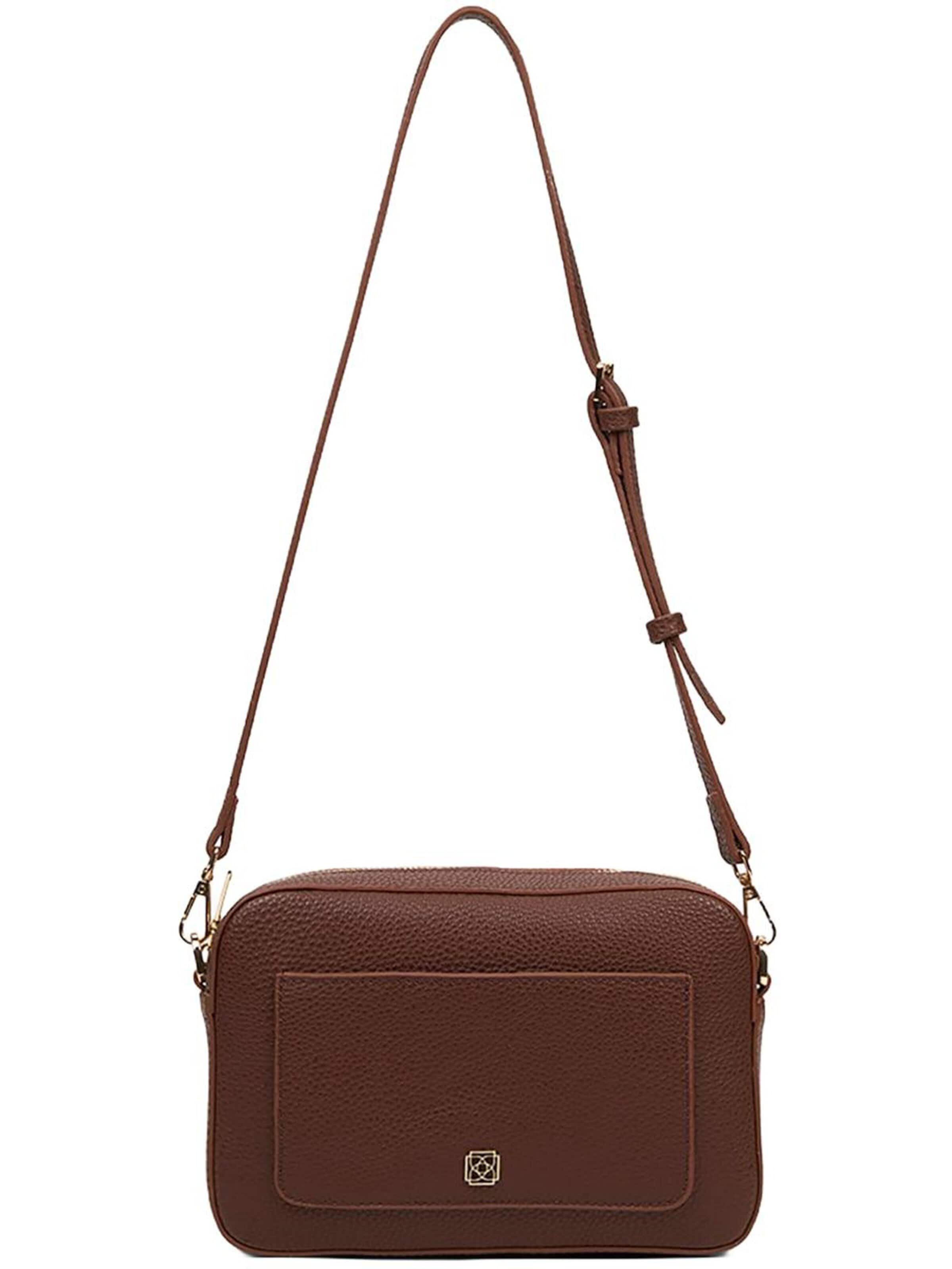 Desa Shoulder bag in Brown: front
