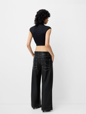 Loosefit Pantaloni di Bershka in nero