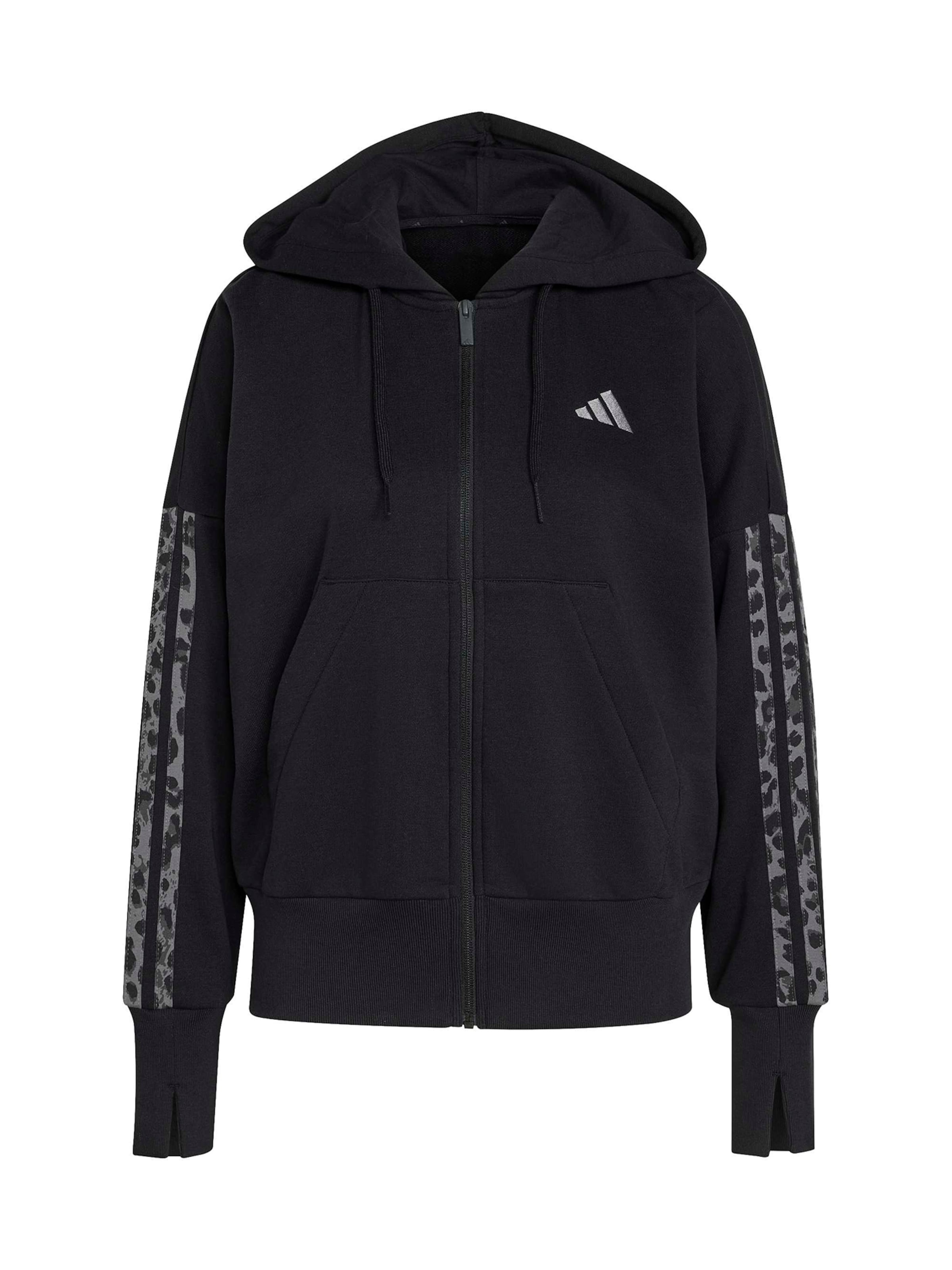ADIDAS SPORTSWEAR Sport szabadidős dzsekik - fekete: elől