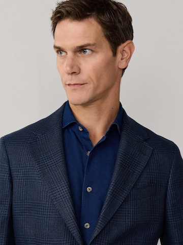Coupe regular Veste de costume Hackett London en bleu