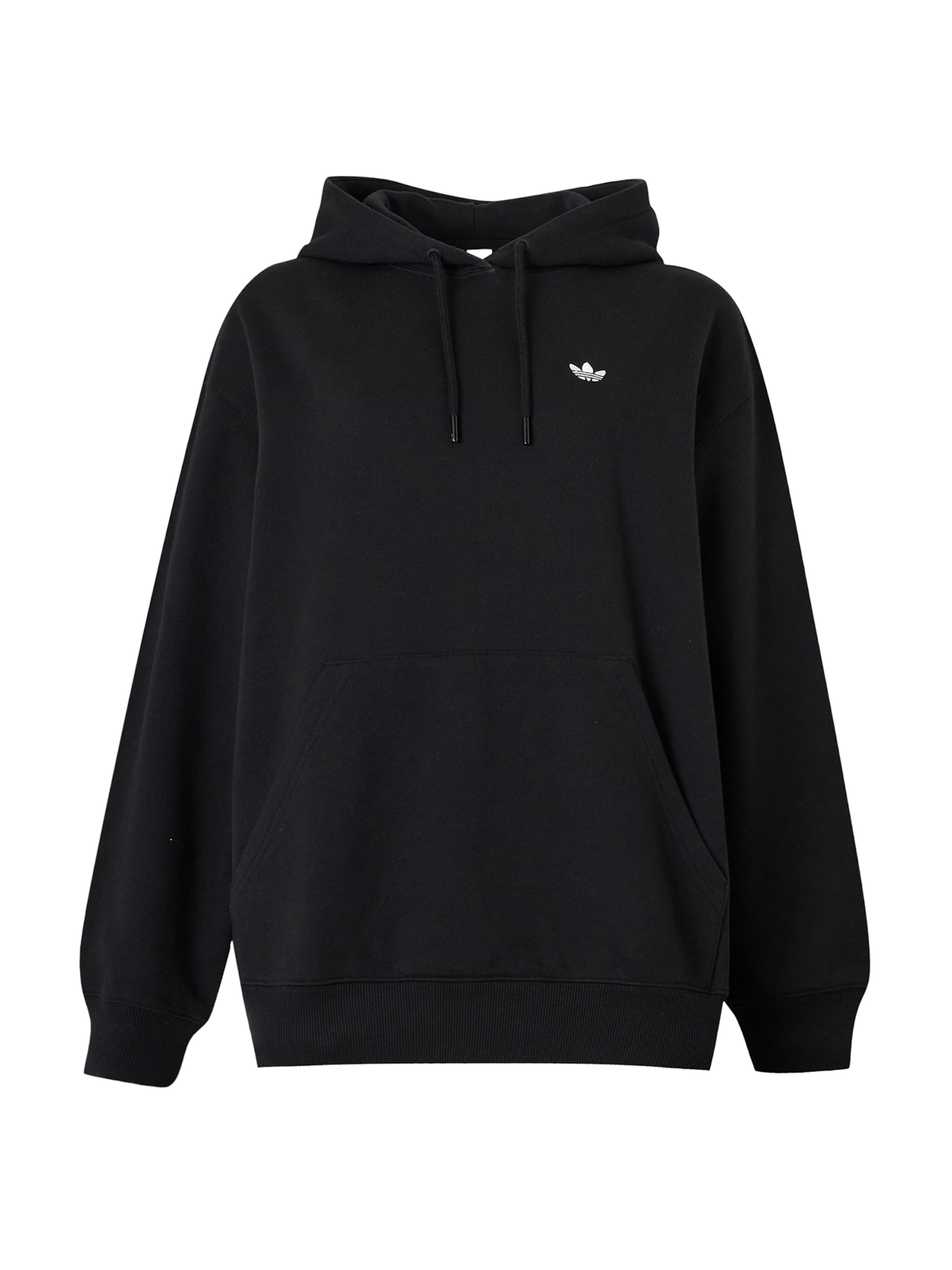Bluză de molton 'Essentials' de la ADIDAS ORIGINALS pe negru: față