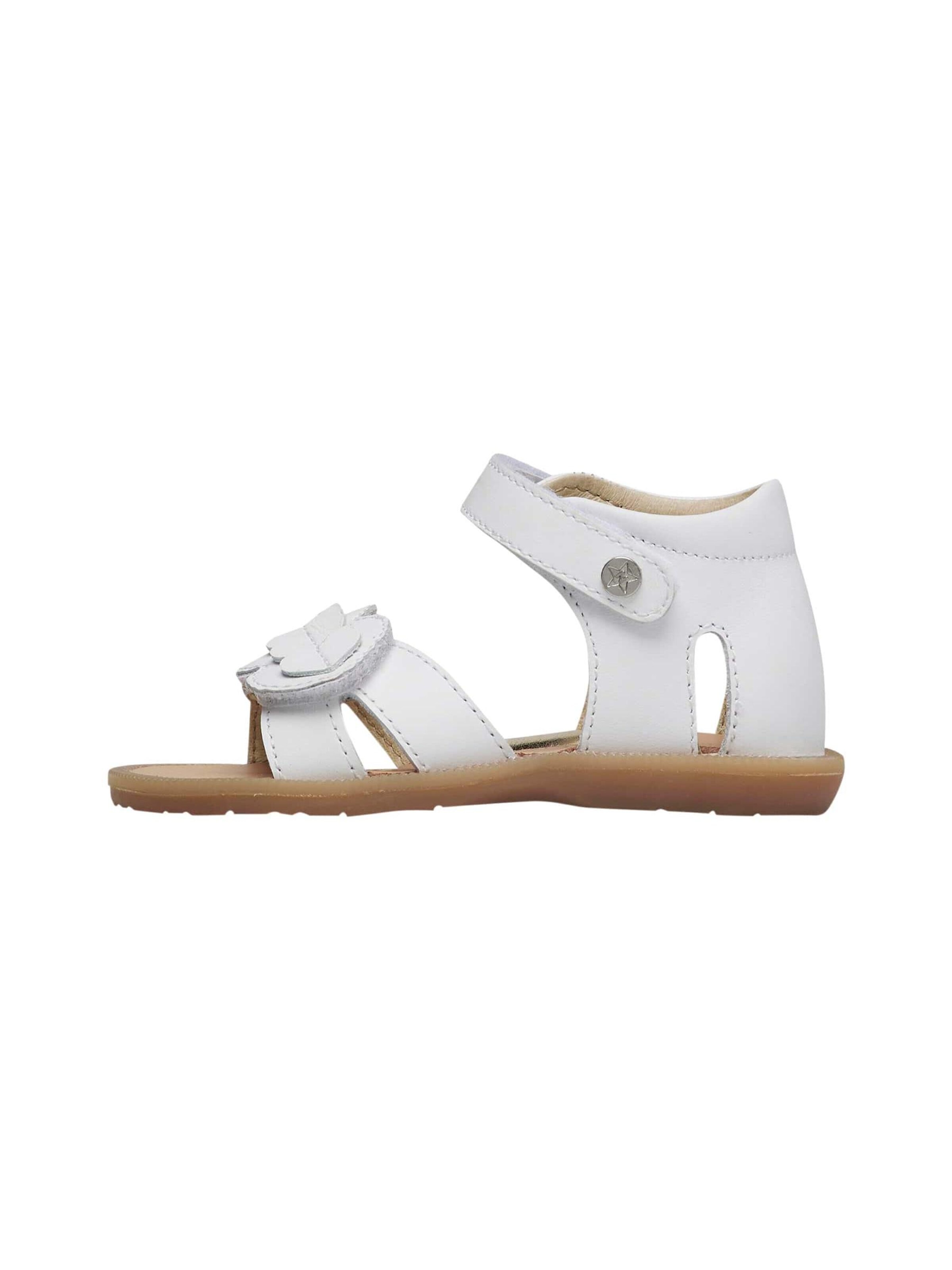 NATURINO Sandals 'FIRUN' in White: front