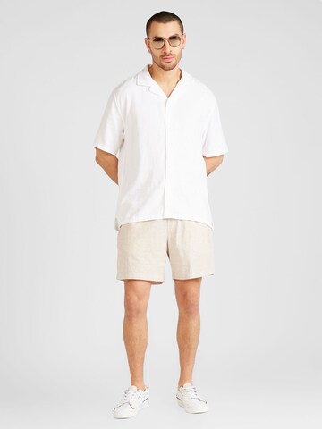 Abercrombie & Fitch Regular fit Overhemd in Wit