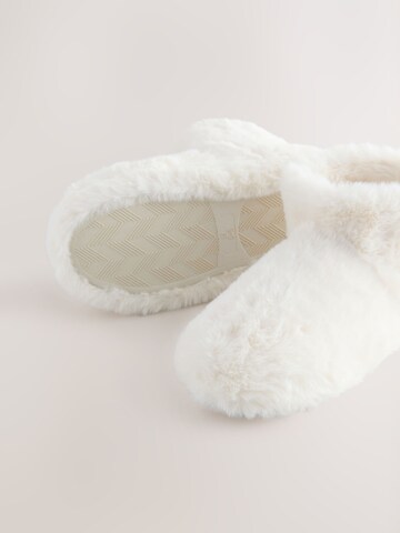 Next Pantofle – bílá