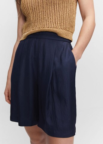 Regular Pantalon 'Elsa' MANGO en bleu