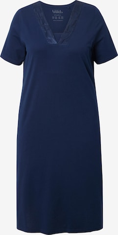 Ulla Popken Nachthemd in Blauw: voorkant