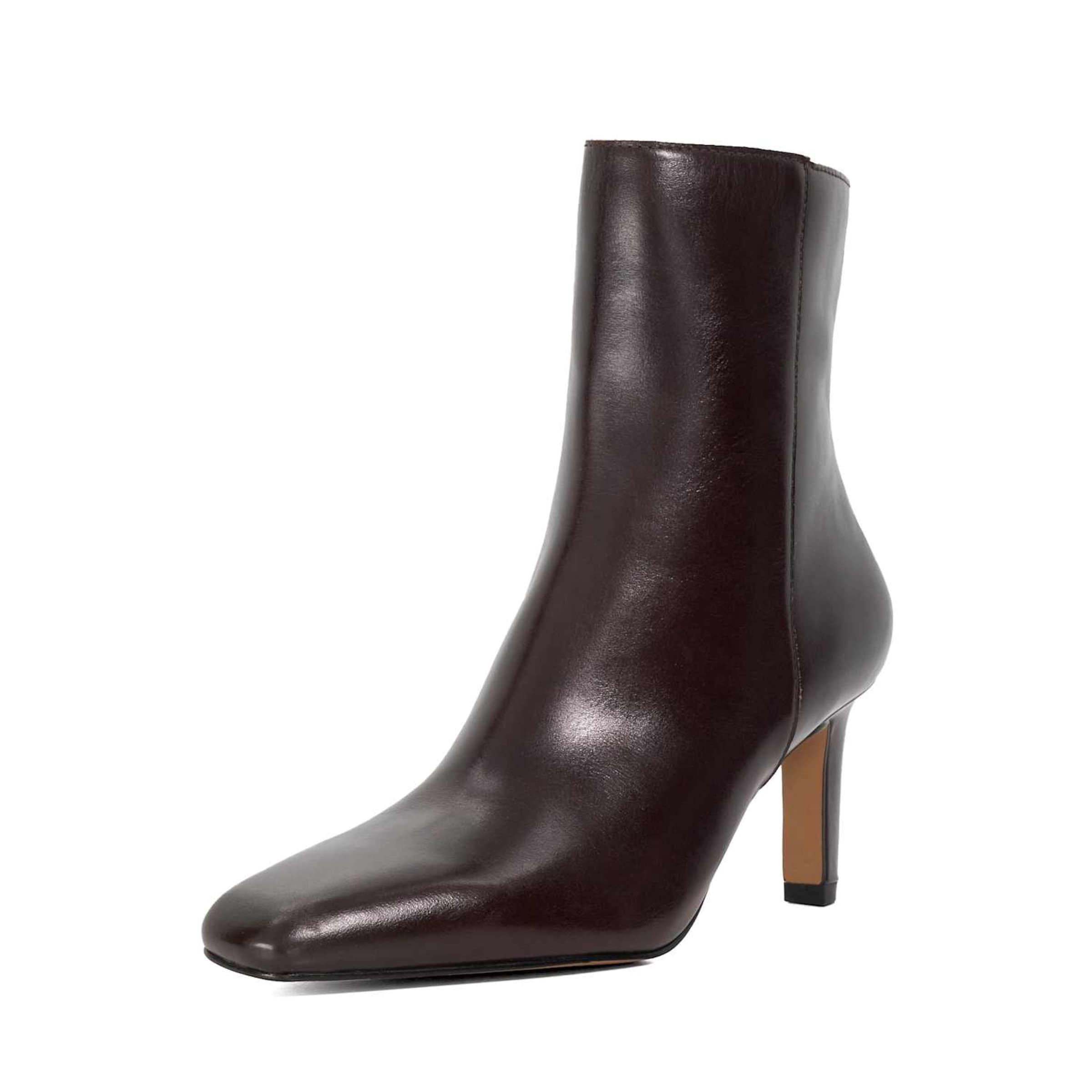 Dune LONDON Stiefelette 'Ovation' in Braun: Vorderseite