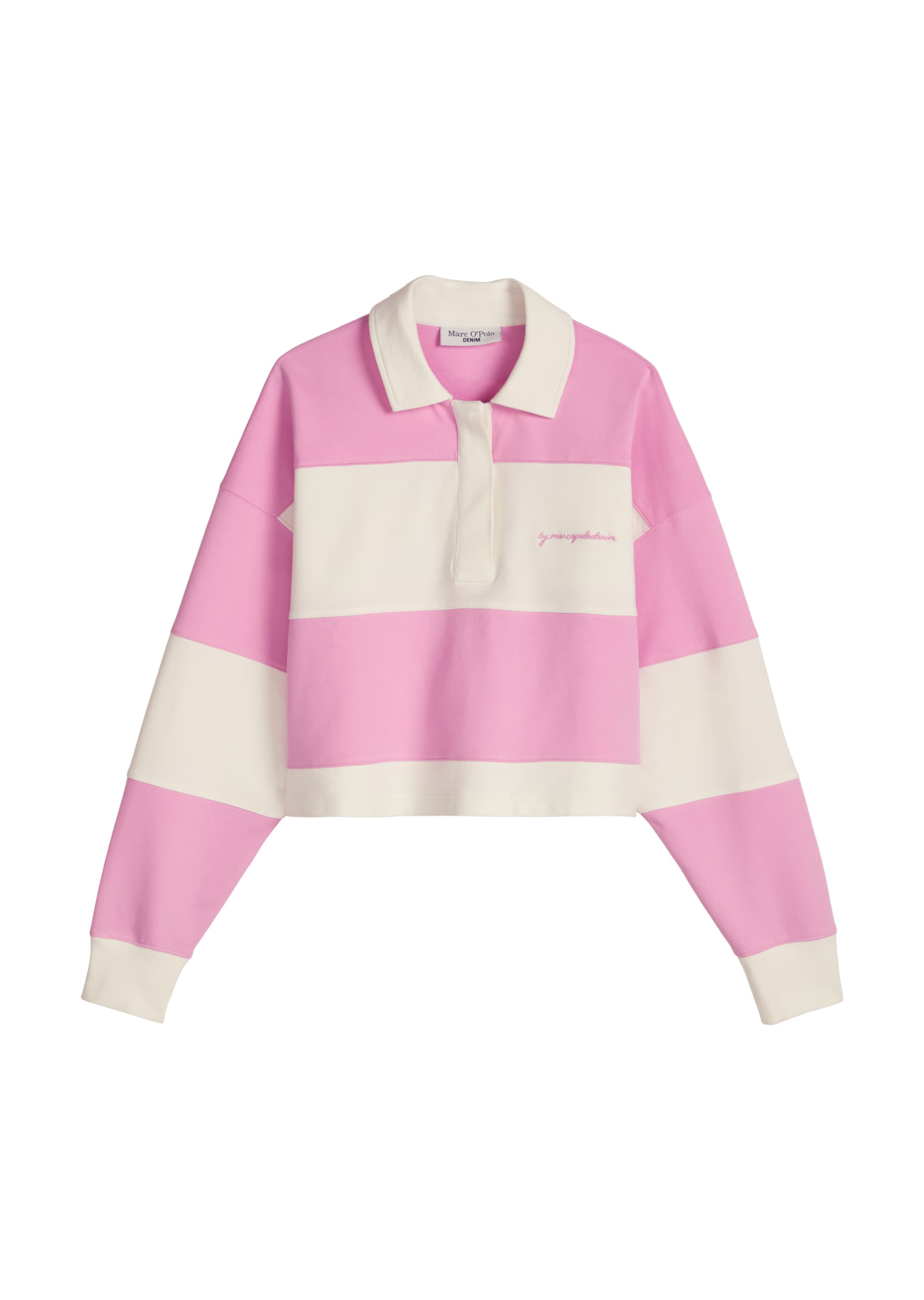 Sweat-shirt Marc O'Polo DENIM en rose : devant