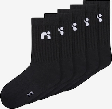 Chaussettes 'LARIS' NAME IT en noir : devant