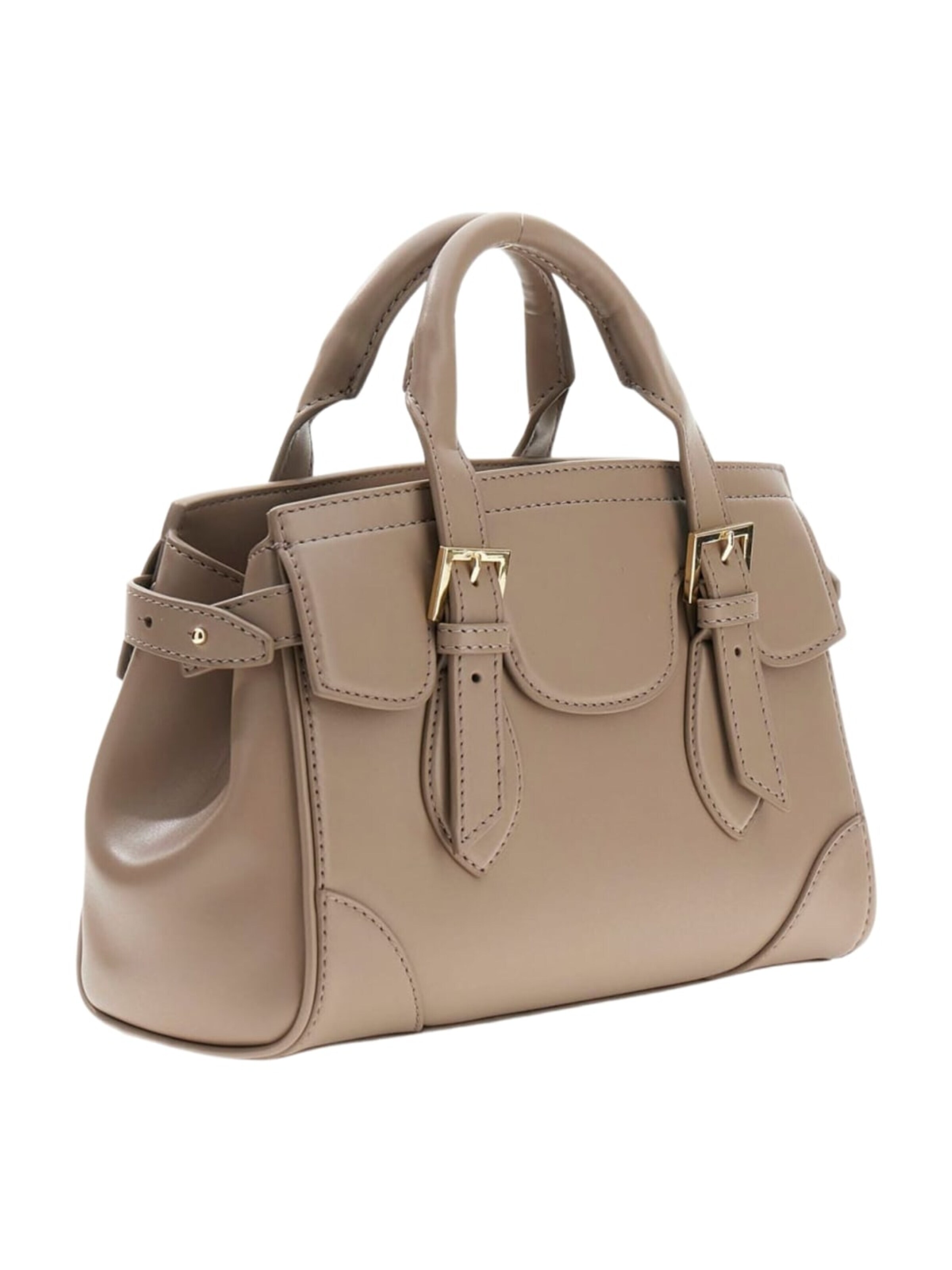 GUESS Käsilaukku 'Bandoulière Diana Maxi Satchel Ataupe' värissä ruskea
