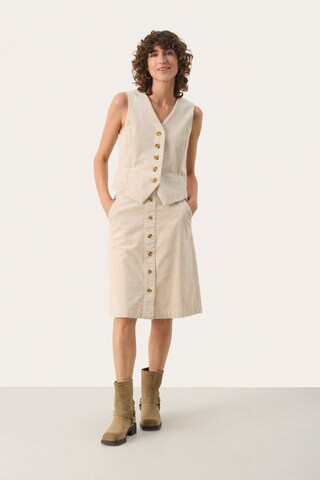 Part Two Nederdel 'Palina' i beige