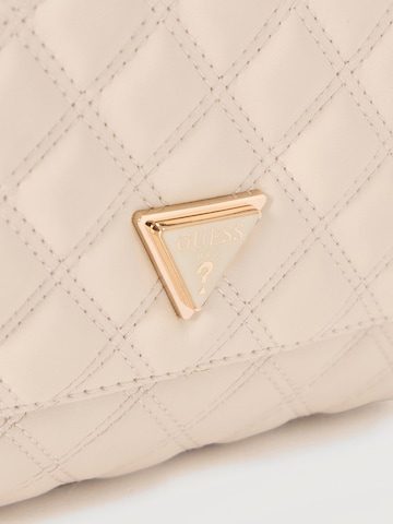 GUESS Чанта за през рамо 'Giully II' в бежово