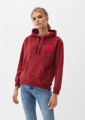 s.Oliver Sweatshirt in Rot: predná strana