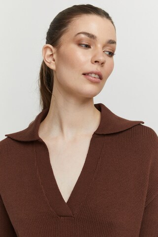 b.young Pullover 'OLIA' in Braun