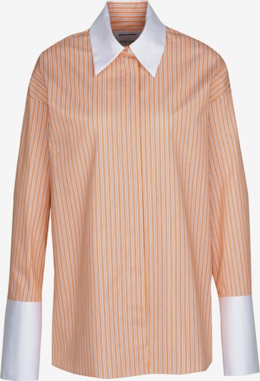 SEIDENSTICKER Bluse 'Schwarze Rose' in orange / weiß, Produktansicht