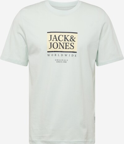 JACK & JONES T-Shirt 'LAFAYETTE' en bleu pastel / jaune / noir, Vue avec produit