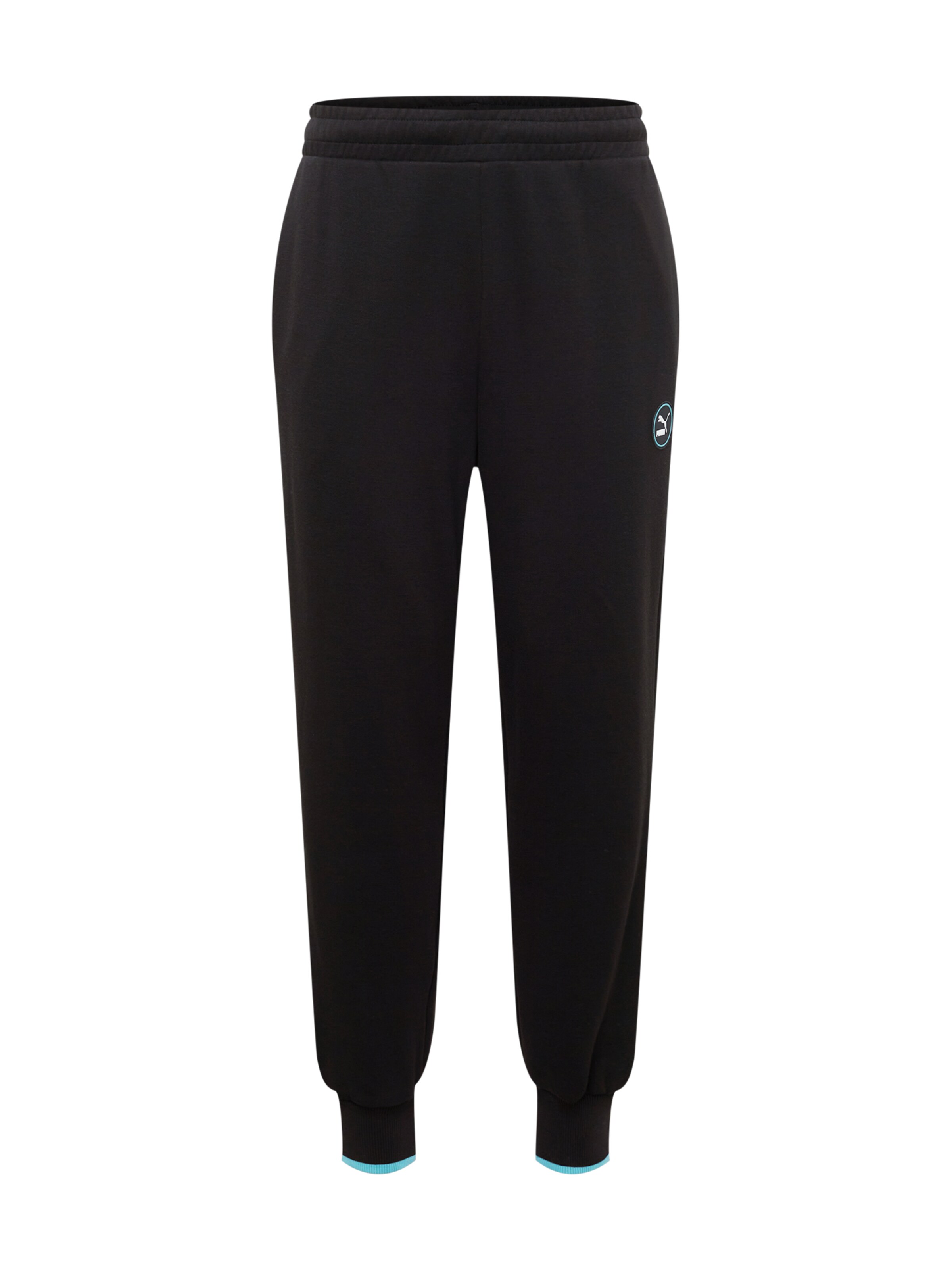 PUMA Tapered Broek in Zwart: voorkant