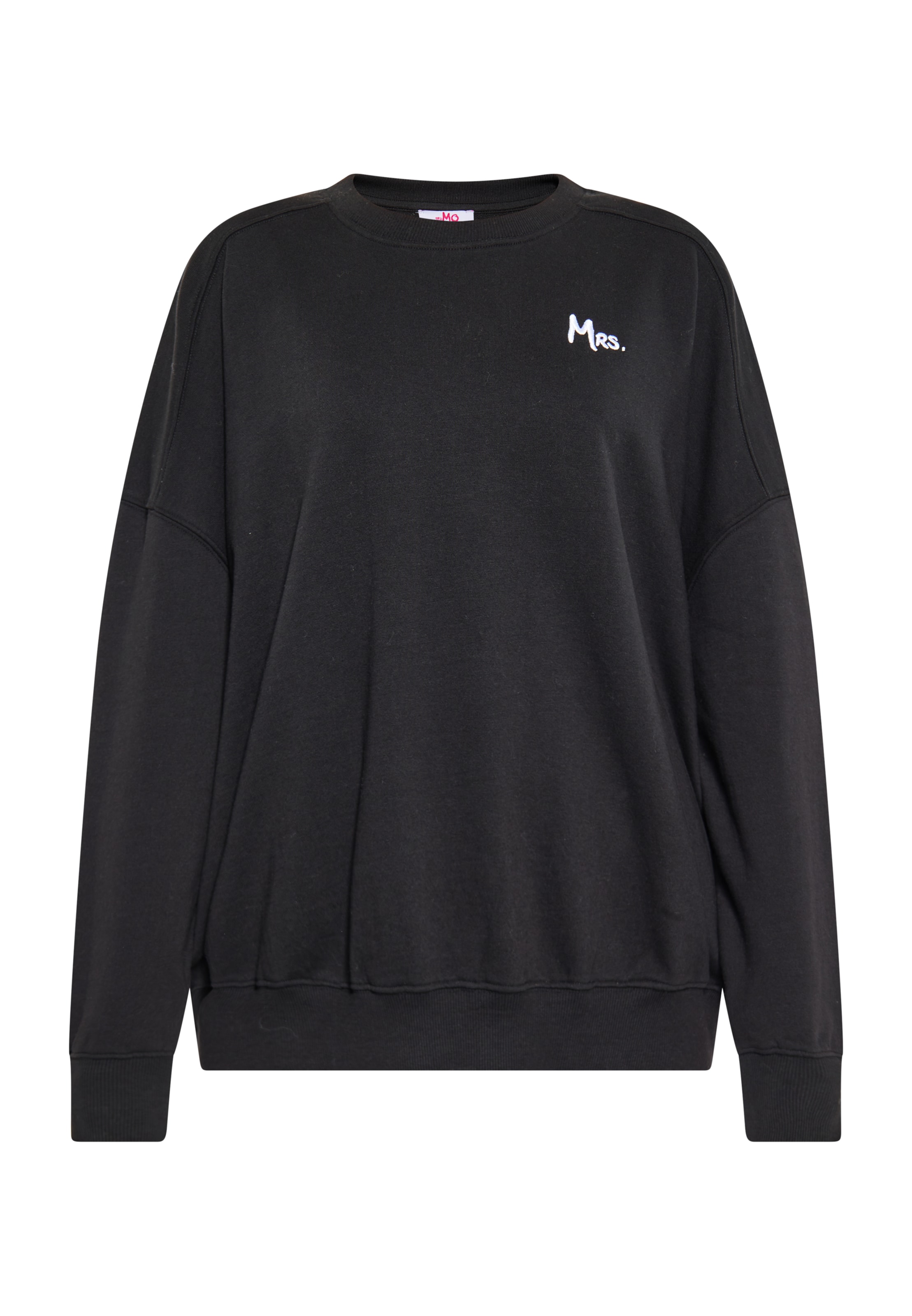 MYMO Μπλούζα φούτερ σε μαύρο: μπροστά