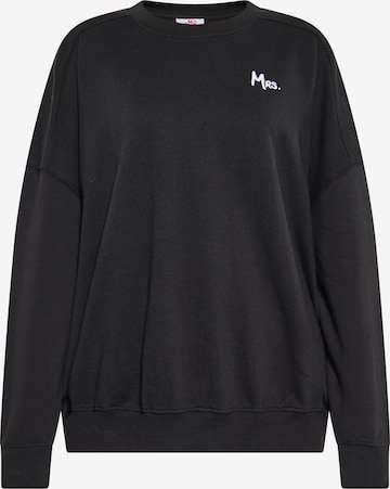 MYMO Sweatshirt in Schwarz: predná strana