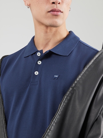 WRANGLER Tričko – modrá