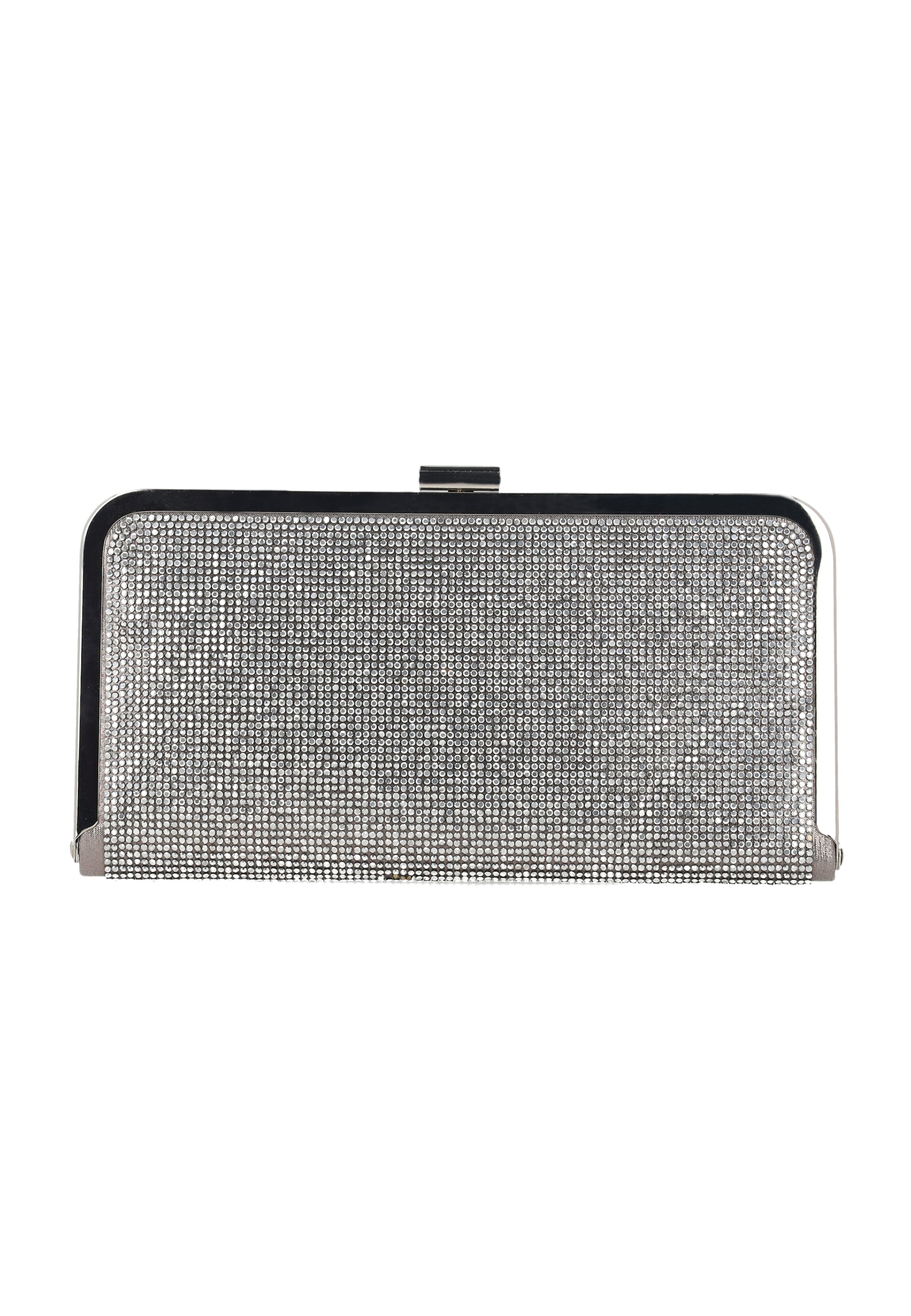 faina Clutch in Grey: front