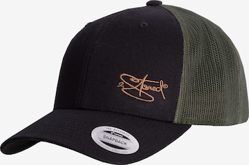 2Stoned Cap 'Flexfit Trucker Retro 2-Tone' in Black: front