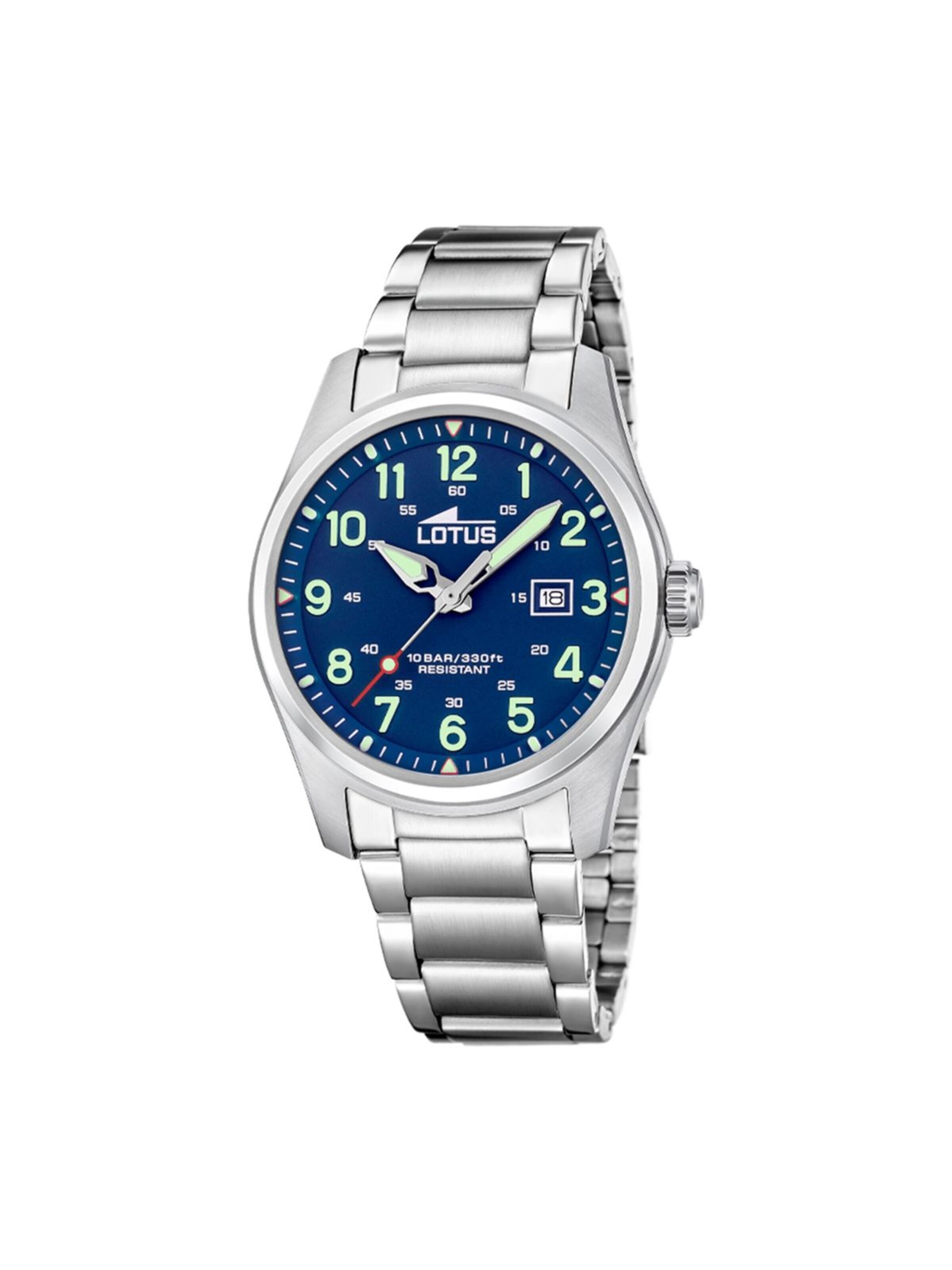 Lotus Analogové hodinky 'Date watch Minimalist For Him' – modrá: přední strana