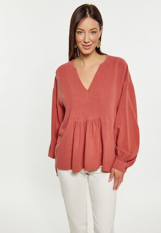 Usha Blouse in Orange: front