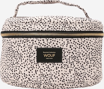 Trousses de toilette 'Vanity' Wouf en beige : devant