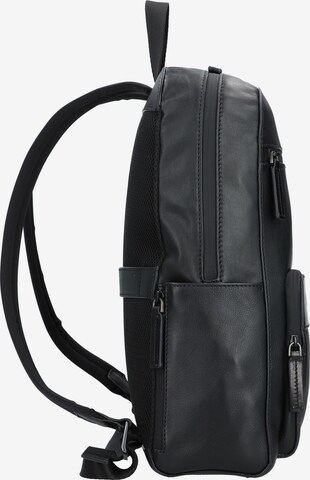 The Bridge Rucksack 'Damiano' in Schwarz